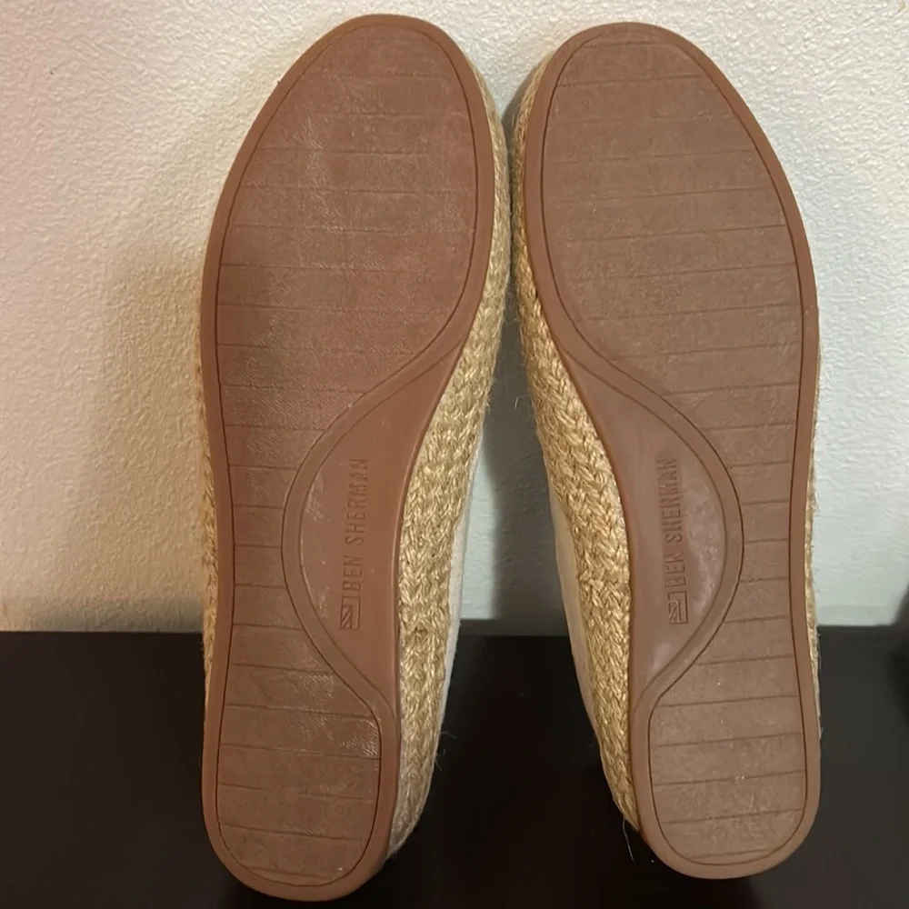 Ben Sherman Jenson Heel Slip on NT 15 Natural Cotton width Medium men 8